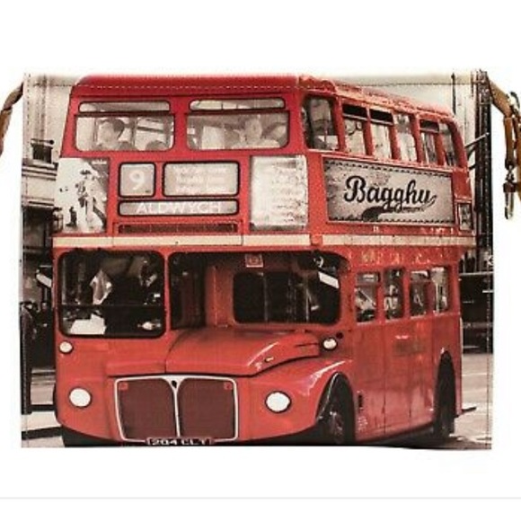 AUTHENTIC BAGGHY Trousse Medium London Clutch/poch - Picture 1 of 4